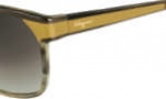 Salvatore Ferragamo SF622SL Sunglasses Sunglasses - 319 Striped Khaki