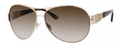 Juicy Couture Juicy 536/S Sunglasses Sunglasses - 03YG Light Gold (Y6 brown gradient lens)
