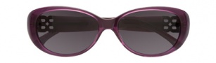 BCBGMaxazria Tickled Sunglasses Sunglasses - PUR Purple Transparent
