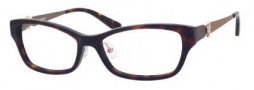 Juicy Couture Juicy 123/F Eyeglasses Eyeglasses - 0086 Dark Havana