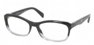 Prada PR 21OV Eyeglasses Eyeglasses - ZYY101 Black Gradient Transparent / Demo Lens