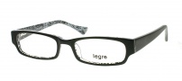 Legre LE133 Eyeglasses Eyeglasses - 435 Black / Silver Dragon Pattern 