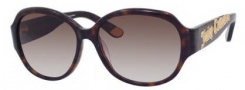 Juicy Couture Juicy 541/S Sunglasses Sunglasses - 0086 Dark Havana (Y6 Brown Gradient Lens)