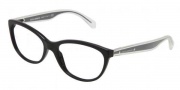Dolce & Gabbana DG3141 Eyeglasses Eyeglasses - 501 Black / Demo Lens
