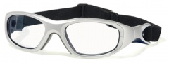Liberty Sport Morpheus III Eyeglasses Eyeglasses - Satin Silver / Satin Navy Blue Stripe #3