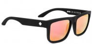 Spy Optic Discord Sunglasses Sunglasses - Matte Black / Grey with Pink Spectra