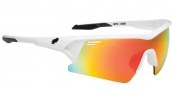 Spy Optic Screw Over Sunglasses Sunglasses - Shiny White / Bronze with Red Spectra