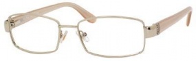 MaxMara Max Mara 1100/U Eyeglasses Eyeglasses - Gold Beige Pink