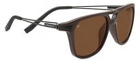 Serengeti Empoli Sunglasses Sunglasses - 7917 Shiny/ Matte Brown Polarized Drivers