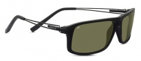 Serengeti Rivoli Sunglasses Sunglasses - 7916 Shiny / Matte Black Polarized 555nm