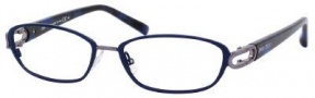 Jimmy Choo 40 Eyeglasses Eyeglasses - Blue Havana Ruthenium