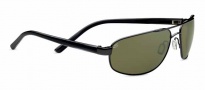 Serengeti Livigno Sunglasses Sunglasses - 7770 Shiny Gunmetal / Grey Stripe / Polarized 555nm