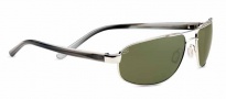 Serengeti Livigno Sunglasses Sunglasses - 7772 Shiny Silver / Smoke Stripe / Polarized 555nm