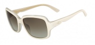 Valentino V600S Sunglasses Sunglasses - 107 Ivory / Cream