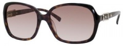 Jimmy Choo Lela/S Sunglasses Sunglasses - Havana Black