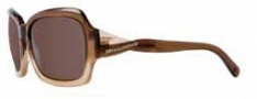 BCBG Max Azria Silk Sunglasses Sunglasses - BRO Brown Gradient / Brown Lenses