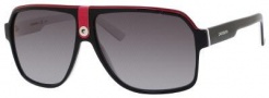 Carrera 33/S Sunglasses Sunglasses - 08V4 Black Crystal White (PT gray gradient lens)