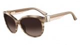 Salvatore Ferragamo SF651S Sunglasses Sunglasses - 279 Striped Beige