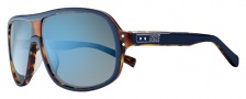 Nike Vintage MDL. 96 EV0687 Sunglasses Sunglasses - 424 Blue / Tortoise / Grey with Blue Sky Flash Lens