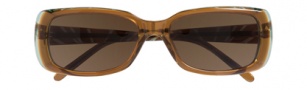 Ellen Tracy Antigua Sunglasses Sunglasses - Brown / Olive Laminate