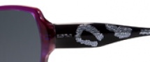 Ellen Tracy Lima Sunglasses Sunglasses - Eggplant Laminate