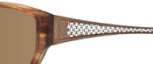 Ellen Tracy Palau Sunglasses Sunglasses - Brown Horn
