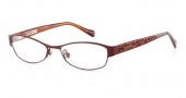 Lucky Brand Delilah Eyeglasses Eyeglasses - Burgundy