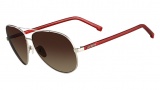 Lacoste L145S Sunglasses Sunglasses - 045 Silver / Red