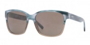DKNY DY4096 Sunglasses Sunglasses - 357773 Azure Horn / Brown