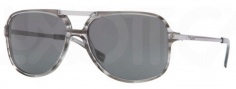 DKNY DY4099 Sunglasses Sunglasses - 344987 Striped Gray / Grey