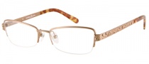 Guess by Marciano GM140 Eyeglasses Eyeglasses - GLD: Satin Warm Gold
