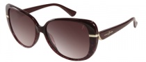 Guess by Marciano GM654 Sunglasses Sunglasses - BU-67: Burgundy White