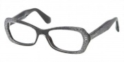 Miu Miu MU 01IV Eyeglasses Eyeglasses - HAC1O1 Black Glitter Gradient / Demo Lens