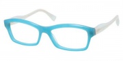 Miu Miu MU 02IV Eyeglasses Eyeglasses - PC11O1 Opal Blue / White