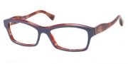 Miu Miu MU 02IV Eyeglasses Eyeglasses - PC51O1 Top Blue / Red Havana