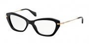 Miu Miu MU 04LV Eyeglasses Eyeglasses - 1AB1O1 Black