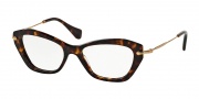 Miu Miu MU 04LV Eyeglasses Eyeglasses - 2AU1O1 Havana