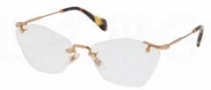 Miu Miu MU 51LV Eyeglasses Eyeglasses - 7OE1O1 Antique Gold