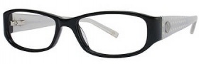 Adrienne Vittadini AV 1006 Eyeglasses Eyeglasses - Black / Pearl