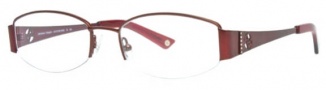 Adrienne Vittadini AV 1018 Eyeglasses Eyeglasses - Dark Red