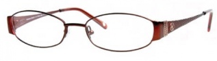 Adrienne Vittadini AV1040 Eyeglasses Eyeglasses - Dark Red