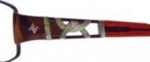 Adrienne Vittadini AV1060 Eyeglasses Eyeglasses - Burgundy