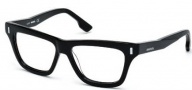 Diesel DL5044 Eyeglasses Eyeglasses - 003 Black / Crystal
