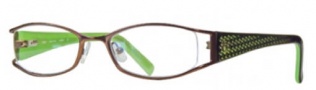 Float FLT 2949AT Eyeglasses Eyeglasses - Matte Brown / Green