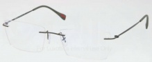 Prada Sport PS 55EV Eyeglasses Eyeglasses - ROV101 Military Green Demi Shiny