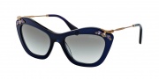 Miu Miu 03PS Sunglasses Sunglasses - 0AX0A7 Blue / Gray Gradient