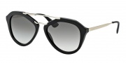 Prada PR 12QS Sunglasses Sunglasses - 1AB0A7 Black / Gray Gradient