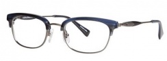 Seraphin Dale Eyeglasses Eyeglasses - 8742 Blue Demi / Antique Silver