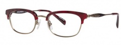Seraphin Dale Eyeglasses Eyeglasses - 8743 Crimson / Anitque Gold
