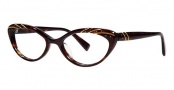 Seraphin Heather Eyeglasses Eyeglasses - 8528 Dark Tortoise Gold w/ Stones